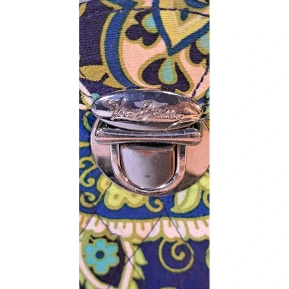 Vera Bradley Messenger Rythm & Blues Pattern Laptop Attache Convertible Strap - Picture 4 of 13